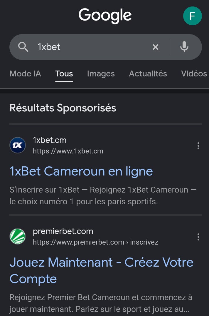1xbet in chrome