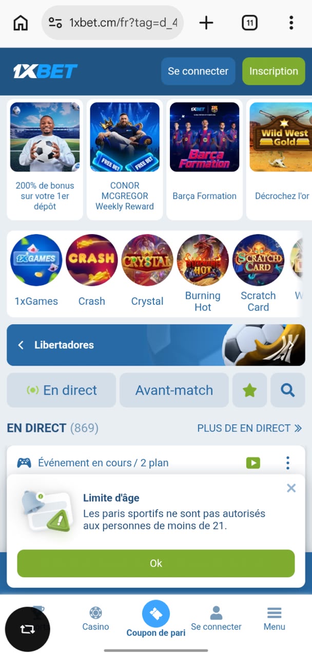 official 1xbet website