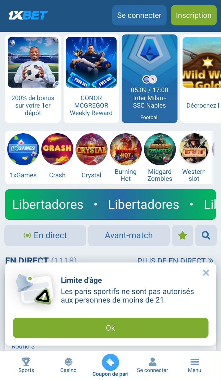 accueil page officielle