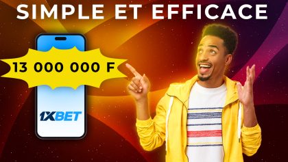 Gagner beaucoup d'argent sur 1xbet avec cet application simple et efficace