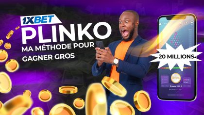 gagner de l'argent avec le jeu plinko sur 1xbet